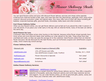 Tablet Screenshot of flowerdeliverydeals.com